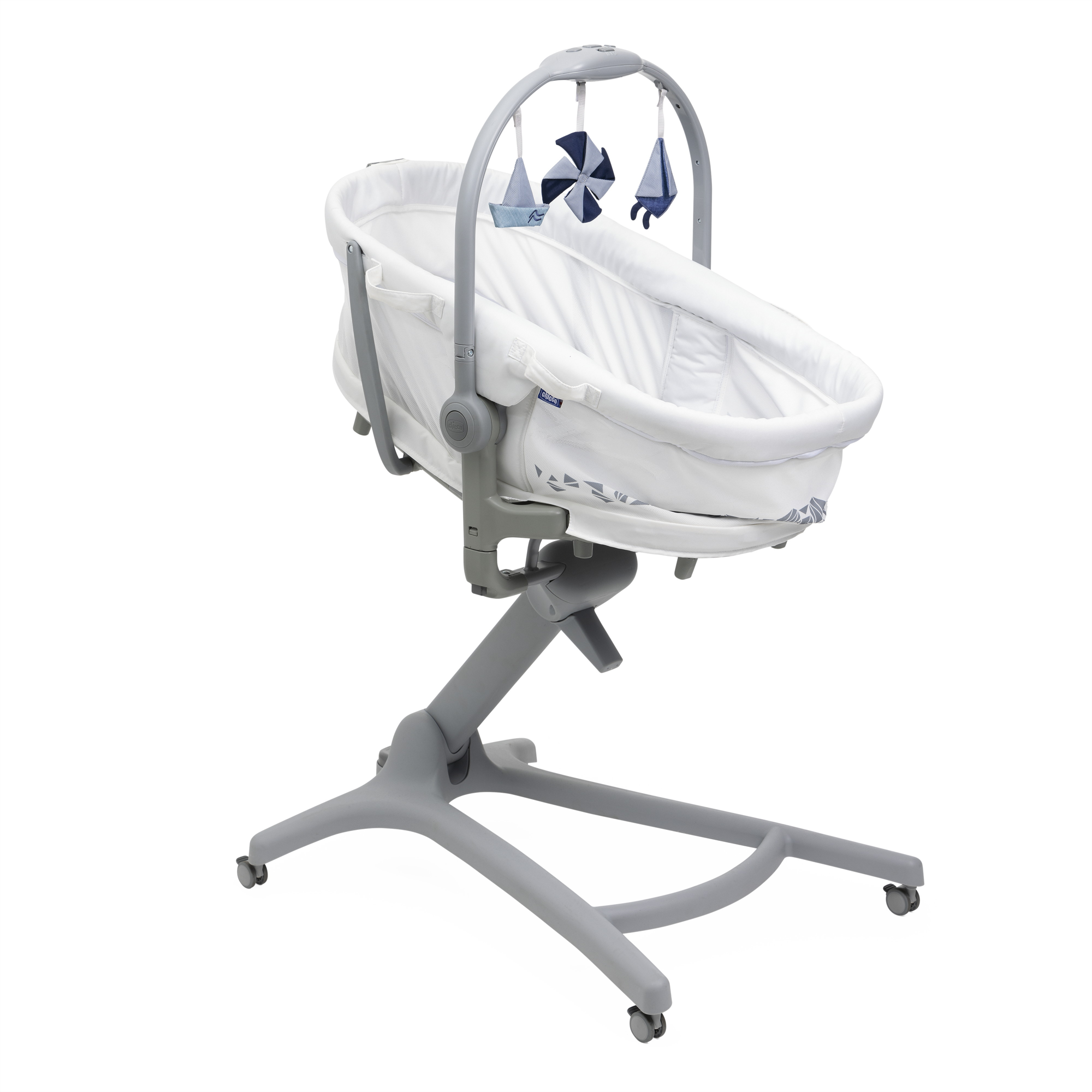 Кроватка-стульчик Chicco Baby Hug Pro 5в1 White cream купить по цене 29999  ₽ в интернет-магазине Детский мир