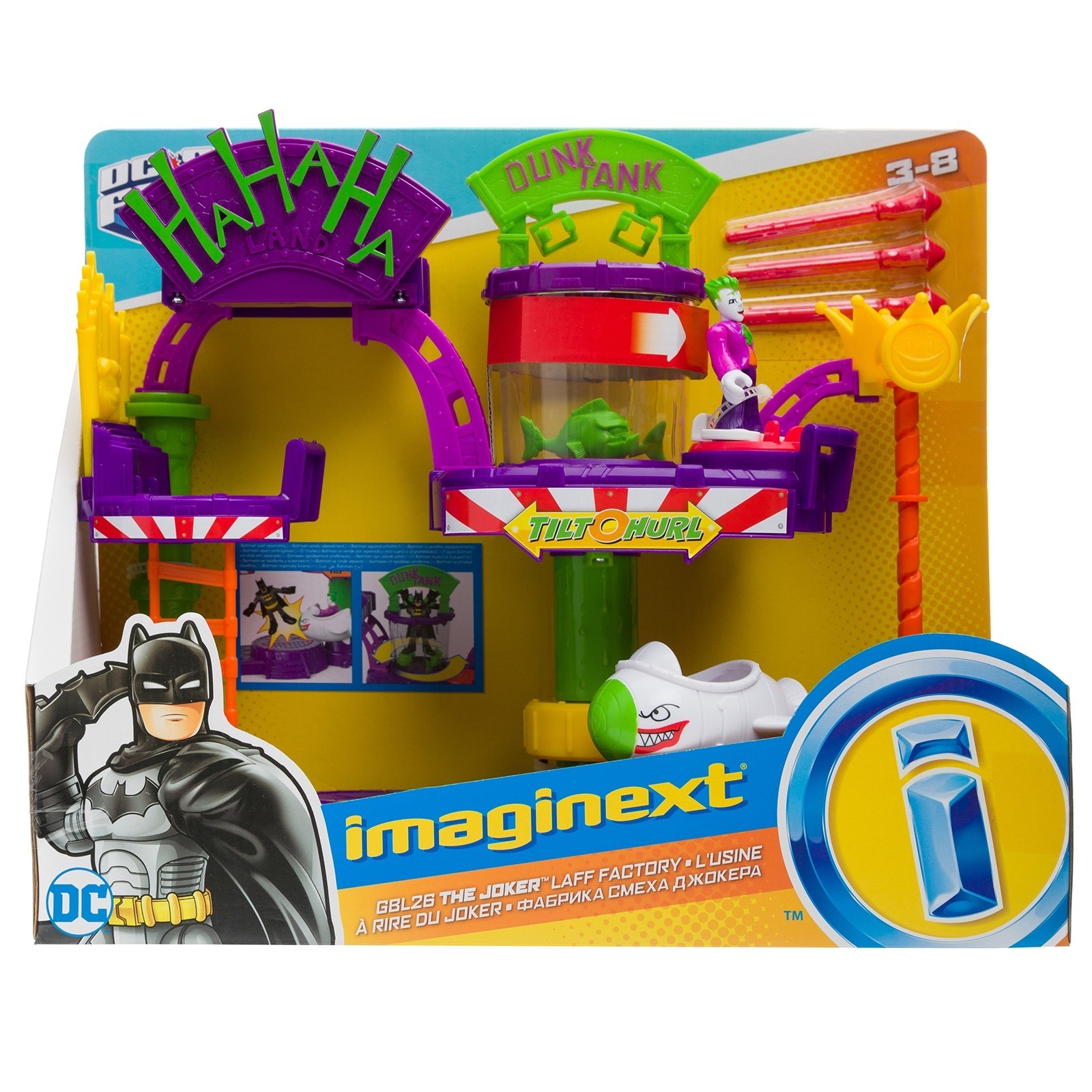 Набор игровой IMAGINEXT Веселый дом Джокера GBL26 купить по цене 99 ₽ в  интернет-магазине Детский мир