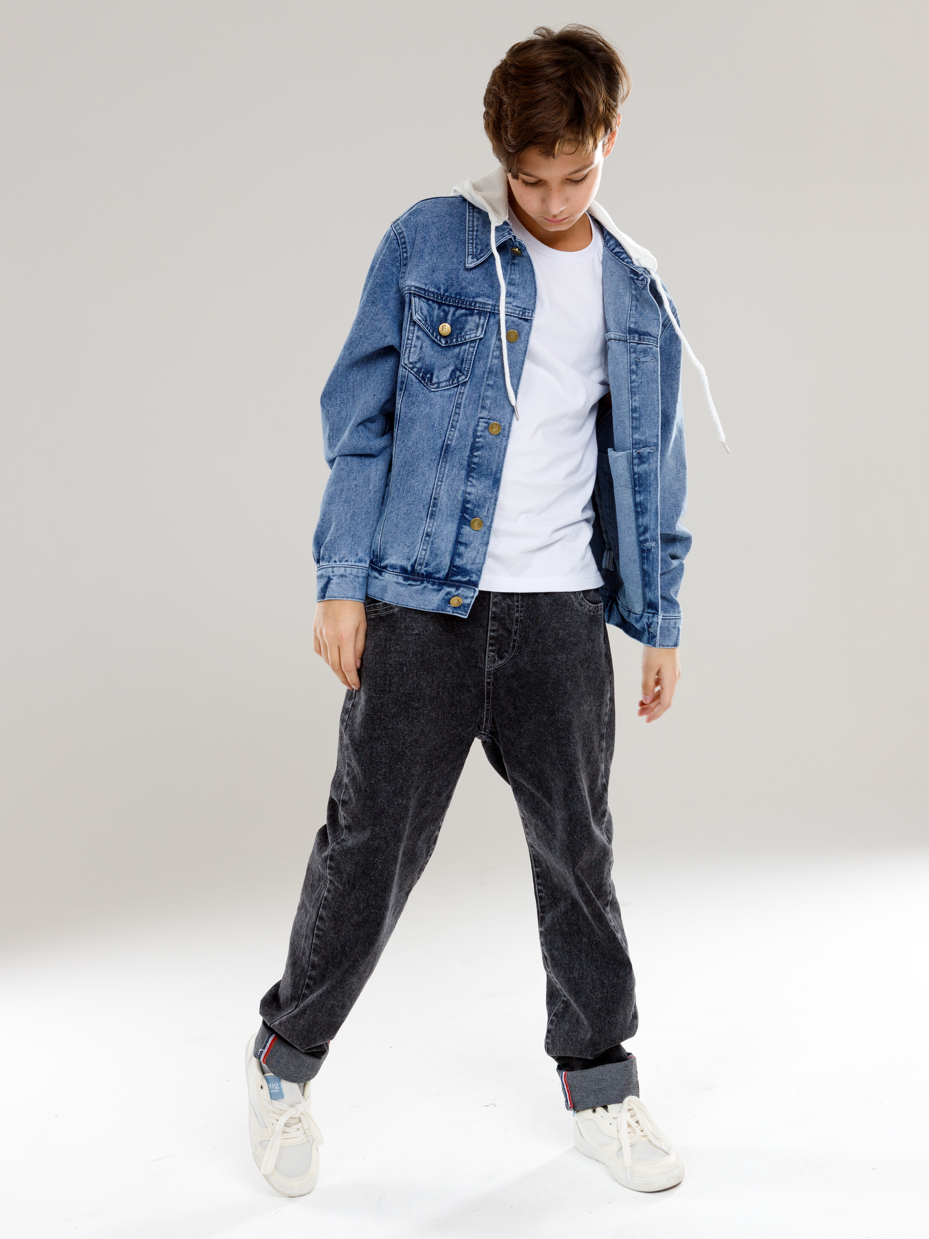 Куртка джинсовая СИНИЙ МИР M1013-D63 - фото 6