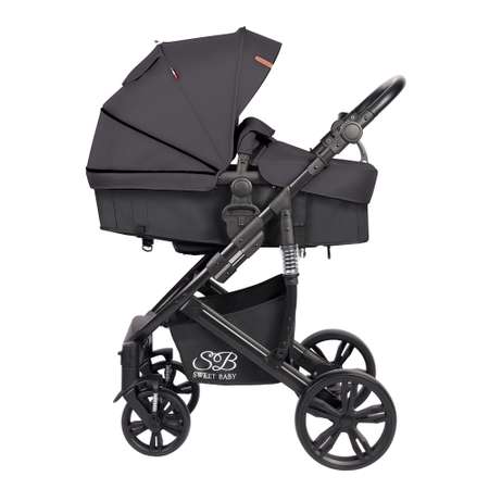 Коляска-трансформер 2 в 1 Sweet Baby Comfort black grey