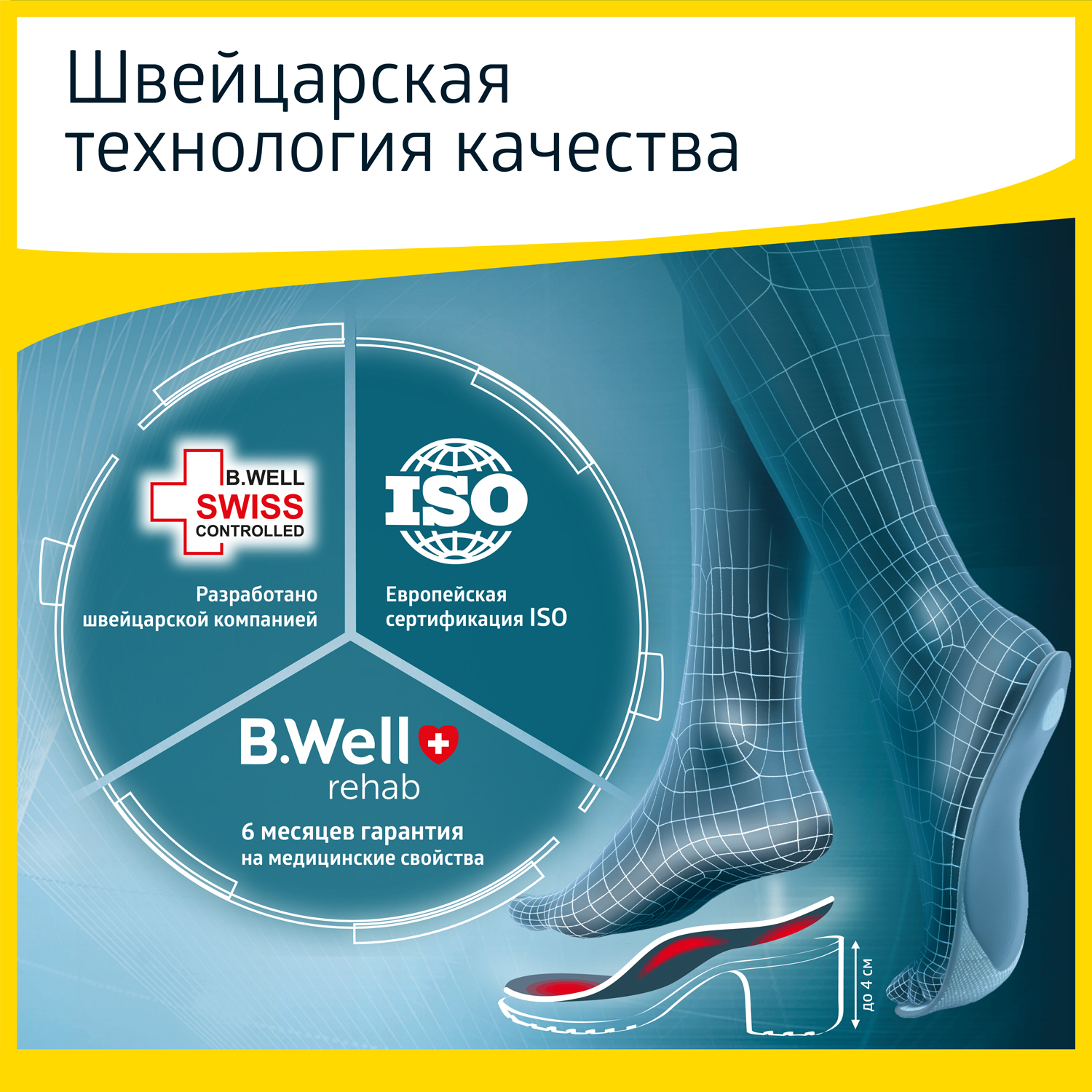 Стельки ортопедические B.Well FW-601 - фото 8