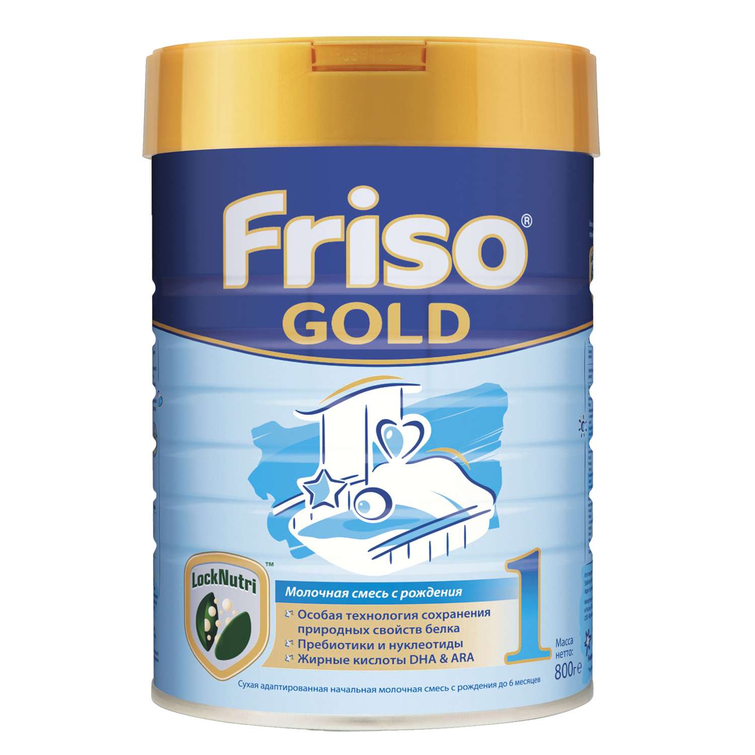 Смесь молочная Friso Gold 1 сухая 800г с 0месяцев - фото 1