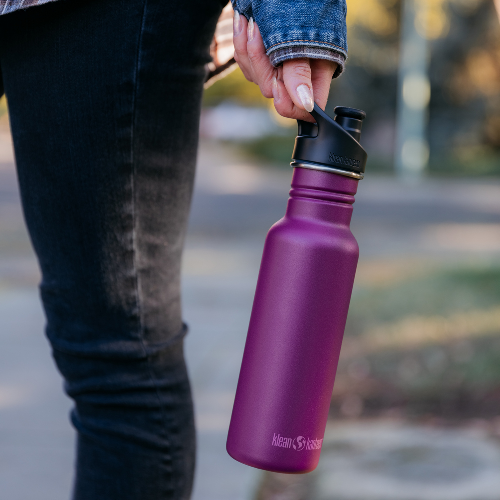 Бутылка Klean Kanteen Classic Narrow Sport 18oz (532 мл) Purple Potion - фото 2