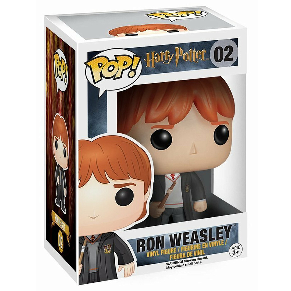 Фигурка Funko POP! Vinyl Harry Potter Рон Уизли Ron Weasley из фильма Гарри  Поттер купить по цене 2144 ₽ в интернет-магазине Детский мир