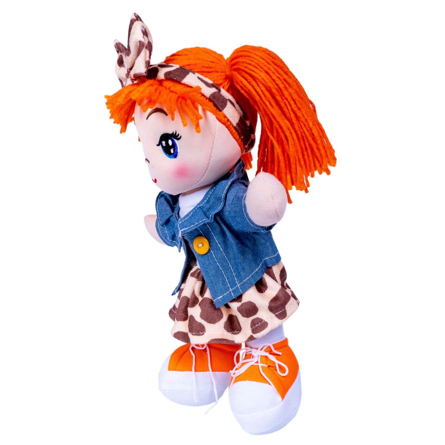 Кукла мягкая BONDIBON Кира 26 см оранжевые волосы ВВ5515 - фото 5