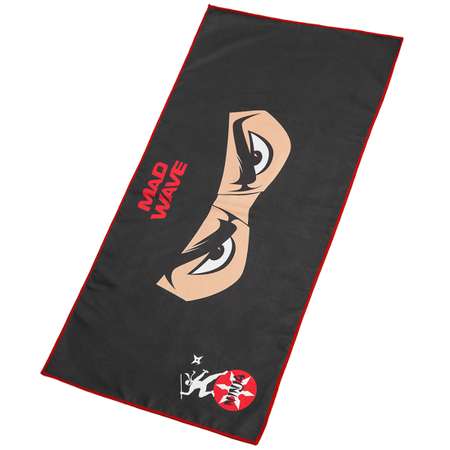 Полотенце из микрофибры Mad Wave Microfiber towel ninja M0761 04 1 01W черное 40х80 см
