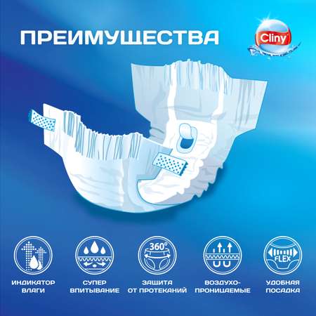 Подгузники для кошек и собак Cliny XS 2-4кг 11шт