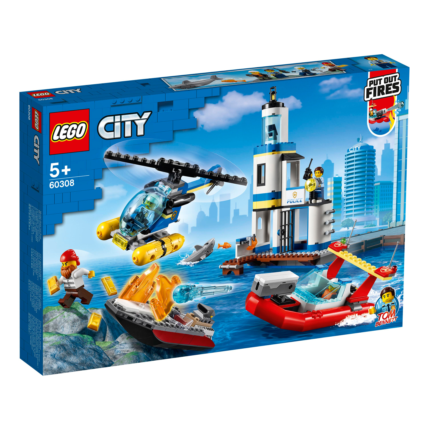 Конструктор детский LEGO City Операция полиции и пожарных 60308 - фото 6