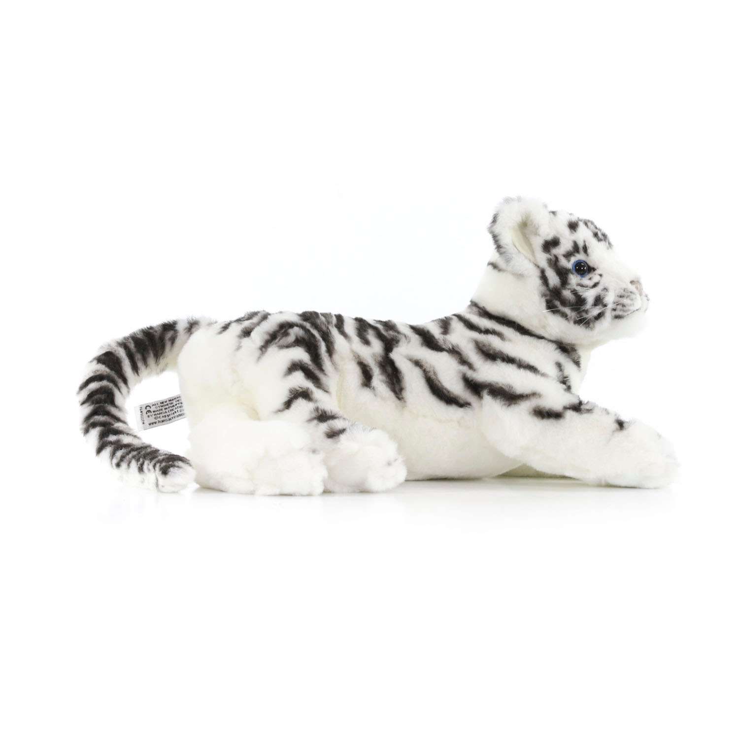 Реалистичная мягкая игрушка HANSA Тигр детёныш белый 36 см - фото 8