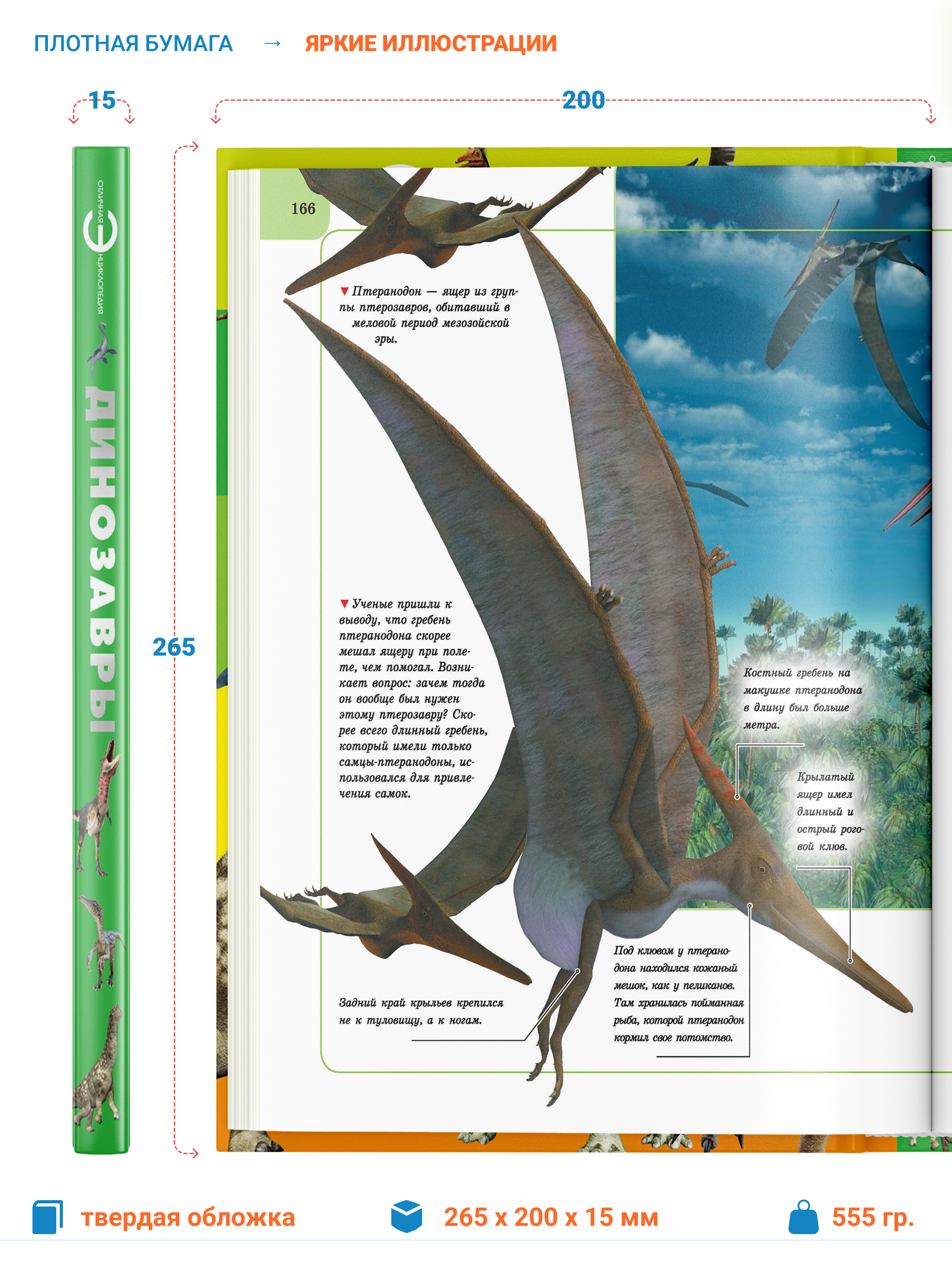 Книга Харвест Книга большая Энциклопедия для детей школьников Динозавры для чтения с иллюстрациями - фото 2