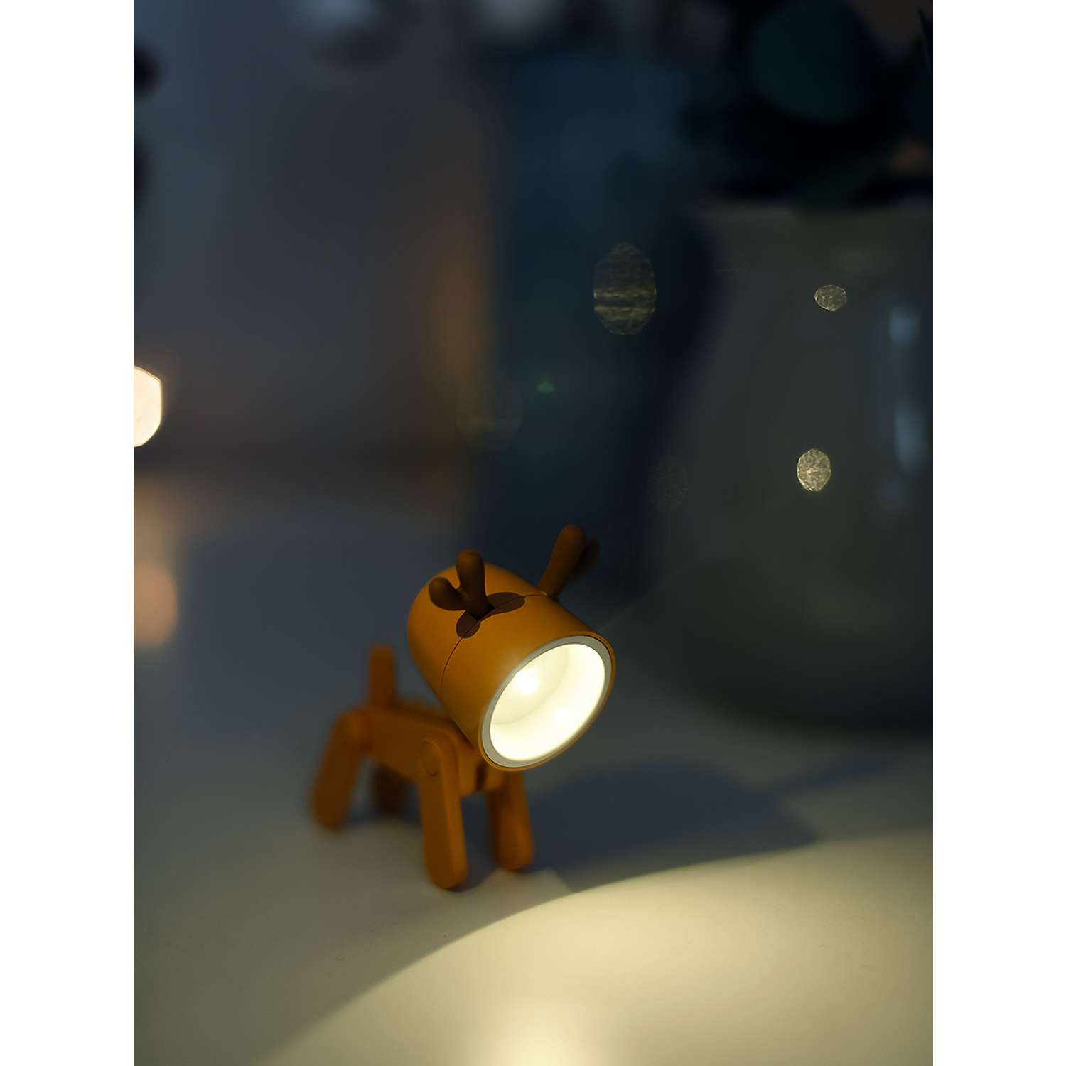 Светильник ночник LATS игрушка робот олень на батарейках - фото 16