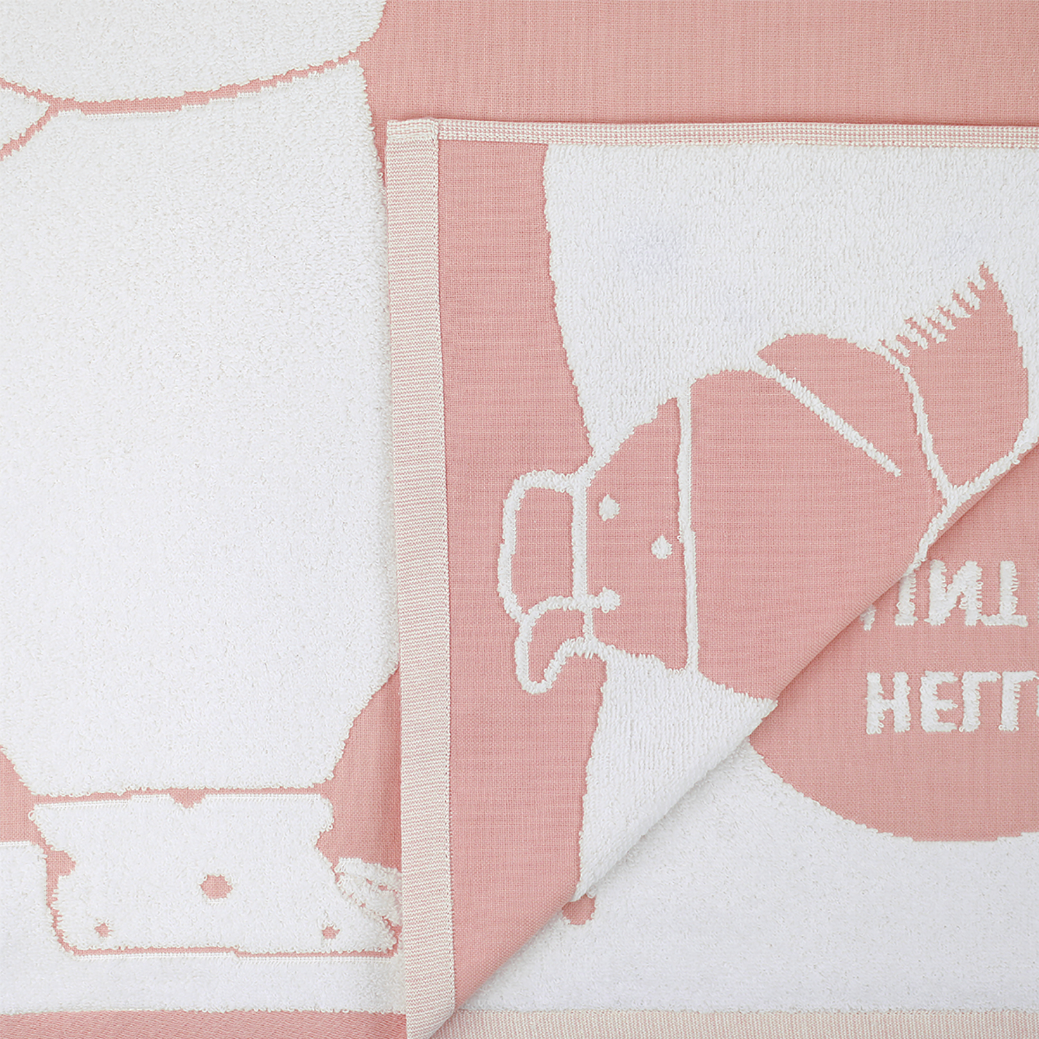Махровое полотенце Bravo Мишки Розовый 60х120 м0814_02 М - фото 3