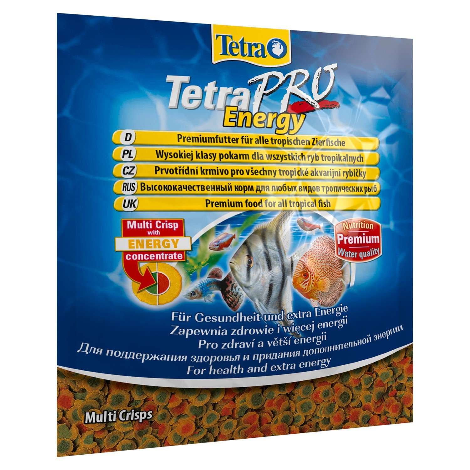 Корм для рыб Tetra 12г Pro Energy Multi-Crisps всех видов для дополнительной энергии корм-чипсы - фото 1