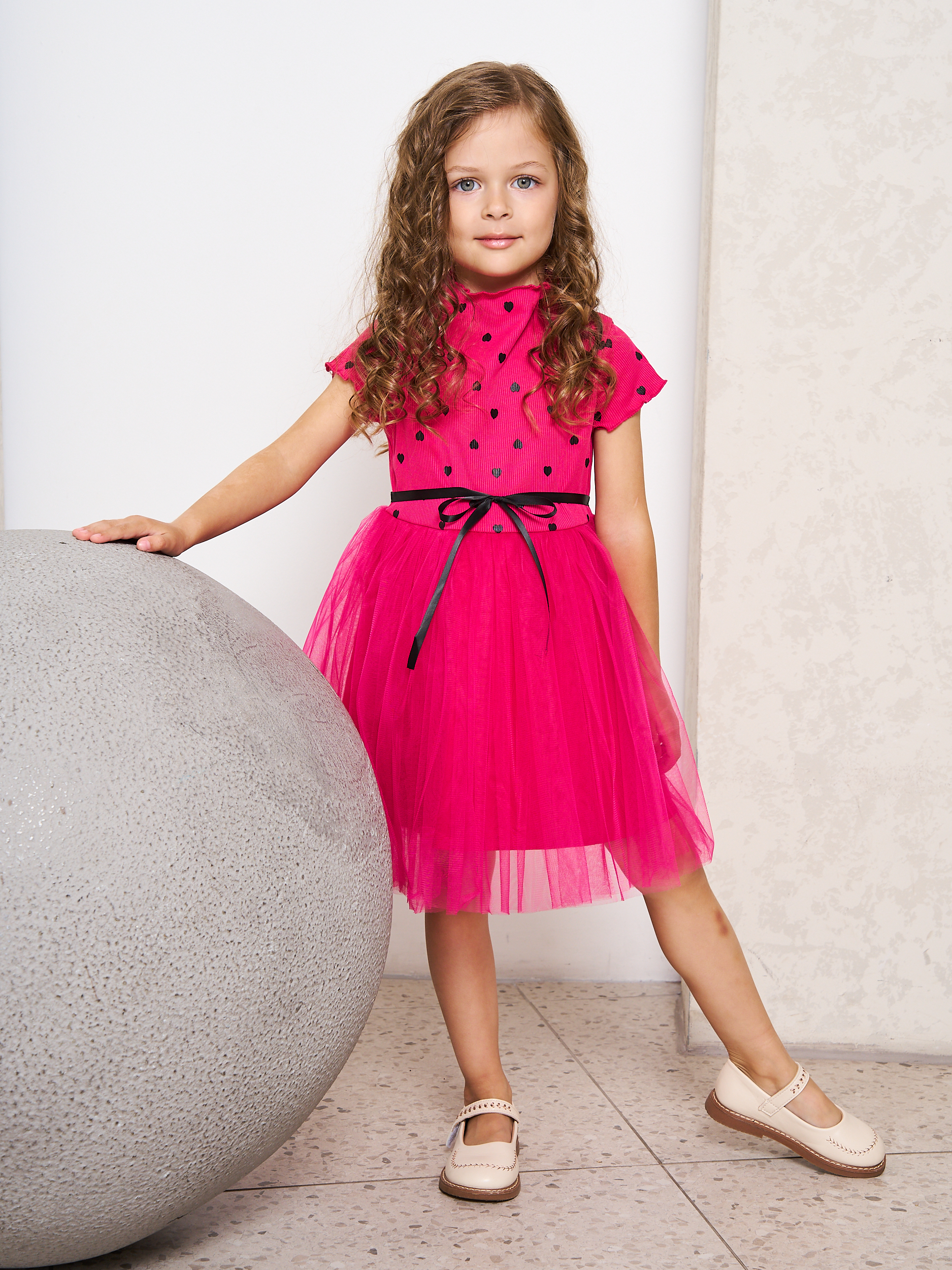 Платье Mil Art kids 1902201521DRESS-ROSE - фото 4