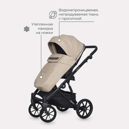 Коляска 3в1 Riko Basic Delta Ecco