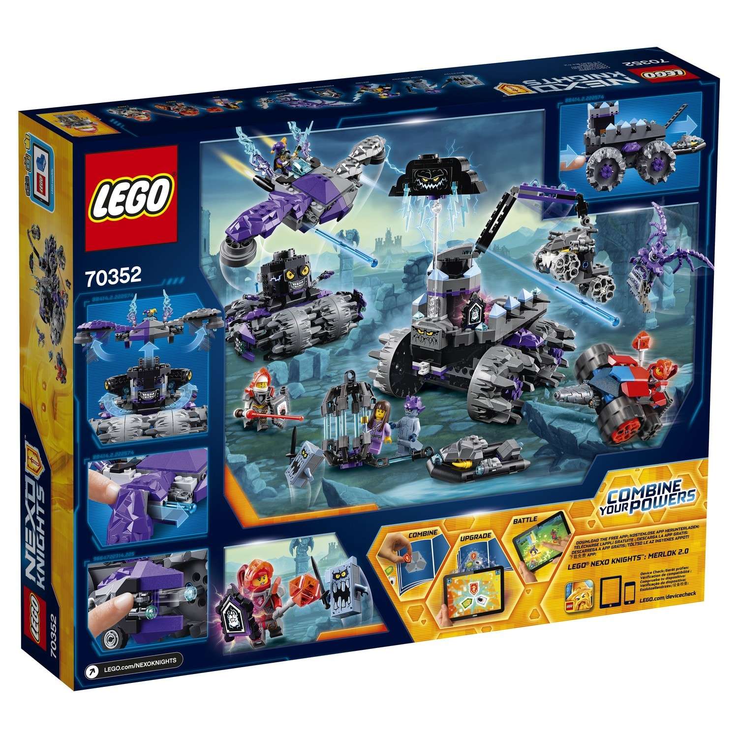 Конструктор LEGO Nexo Knights Штаб Джестро (70352) - фото 3