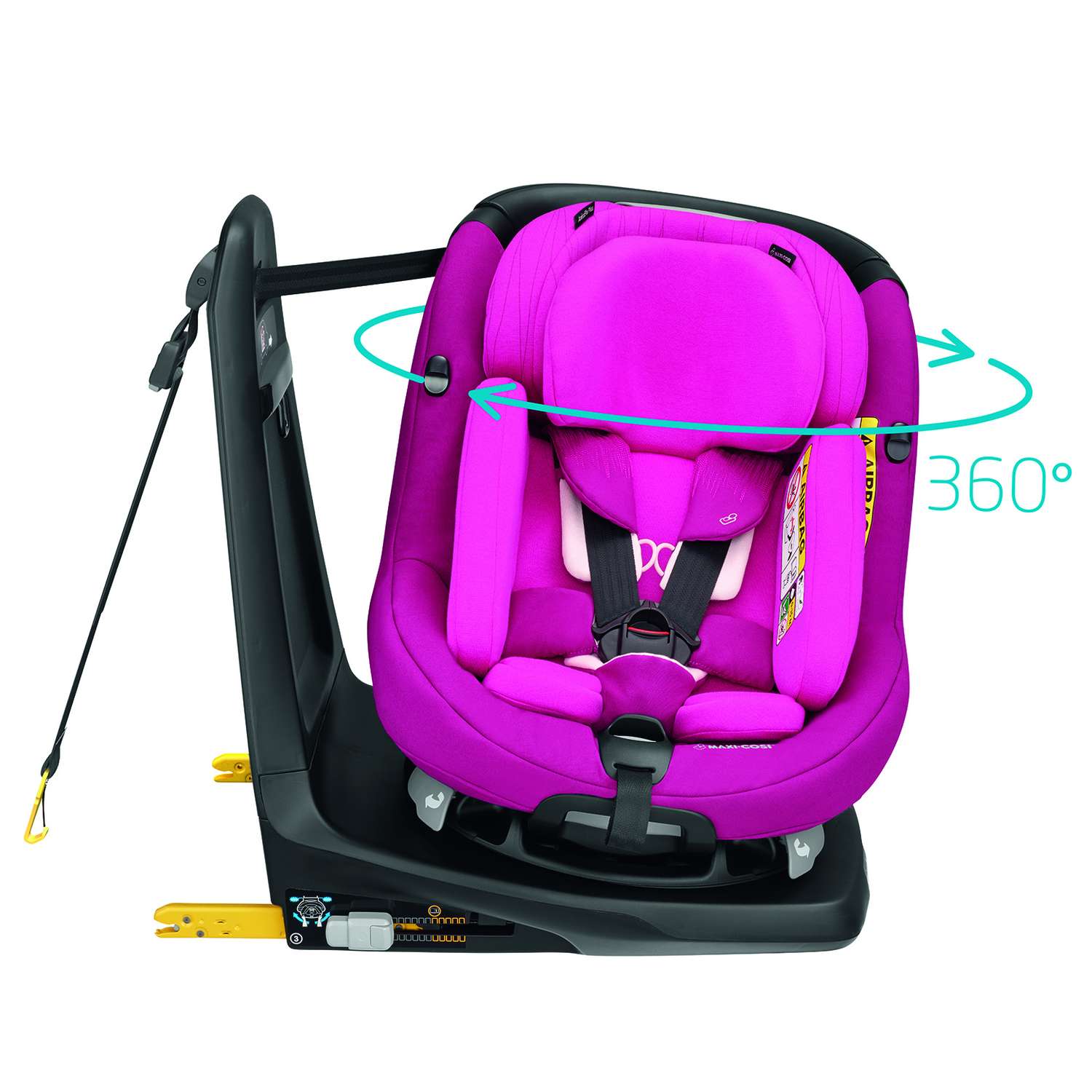 Автокресло Maxi-Cosi Axiss Fix Plus Frequency Pink - фото 7