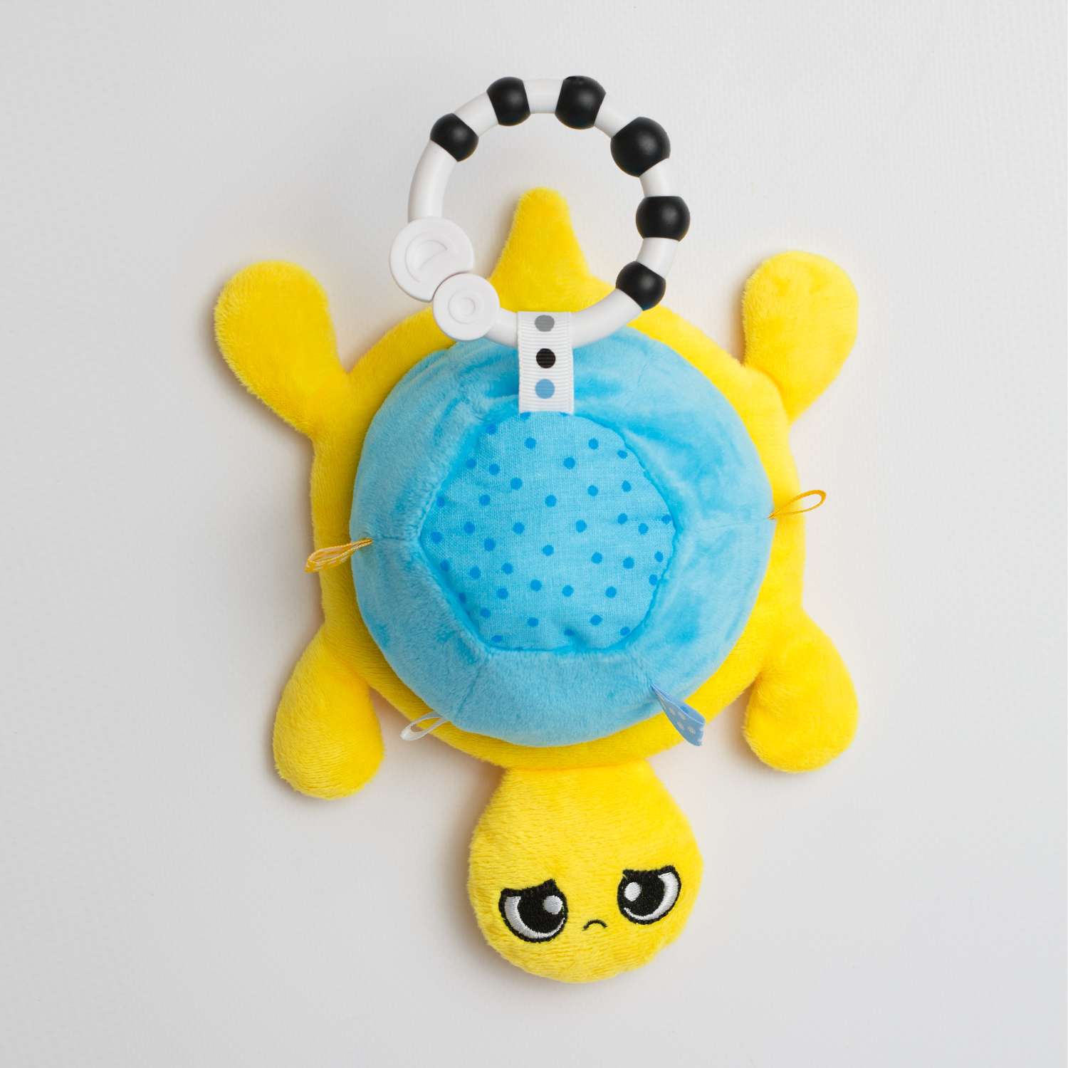 Игрушка подвеска Мякиши развивающая перевертыш для малышей Черепашка черепаха на коляску для кровати вывернушка - фото 2