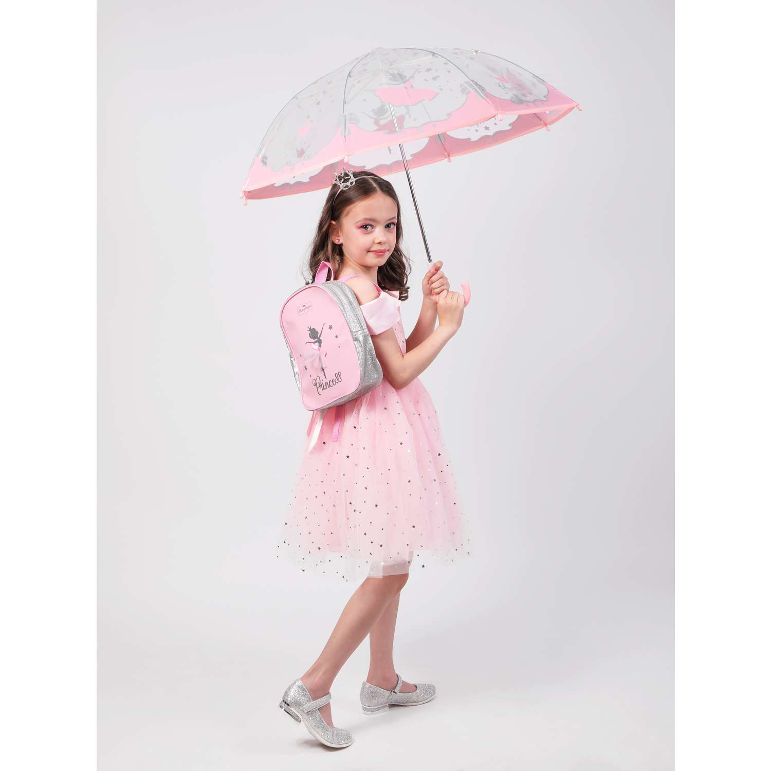 Зонт детский Mary Poppins Принцесса полуавтомат 53742 - фото 5