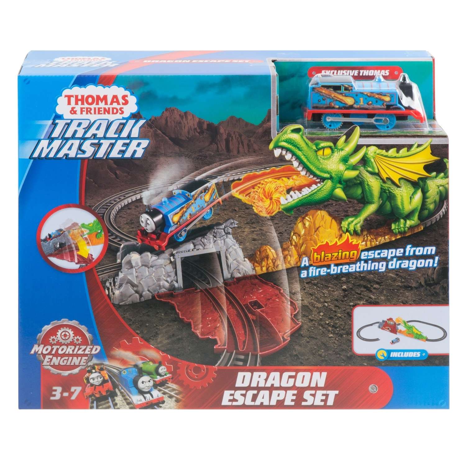 Набор игровой Thomas & Friends Track Master Побег от дракона FXX66 FXX66 - фото 2