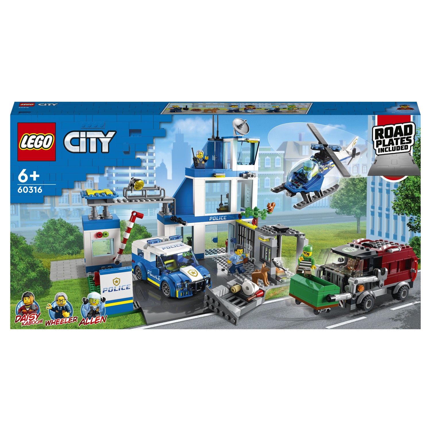 Конструктор LEGO City Police Полицейский участок 60316 купить по цене 5999  ₽ в интернет-магазине Детский мир