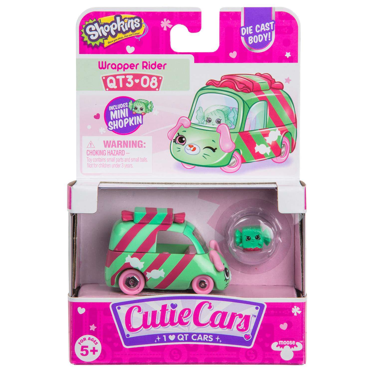 Машинка Cutie Cars с мини-фигуркой Shopkins S3 Конфетка 57112 - фото 2