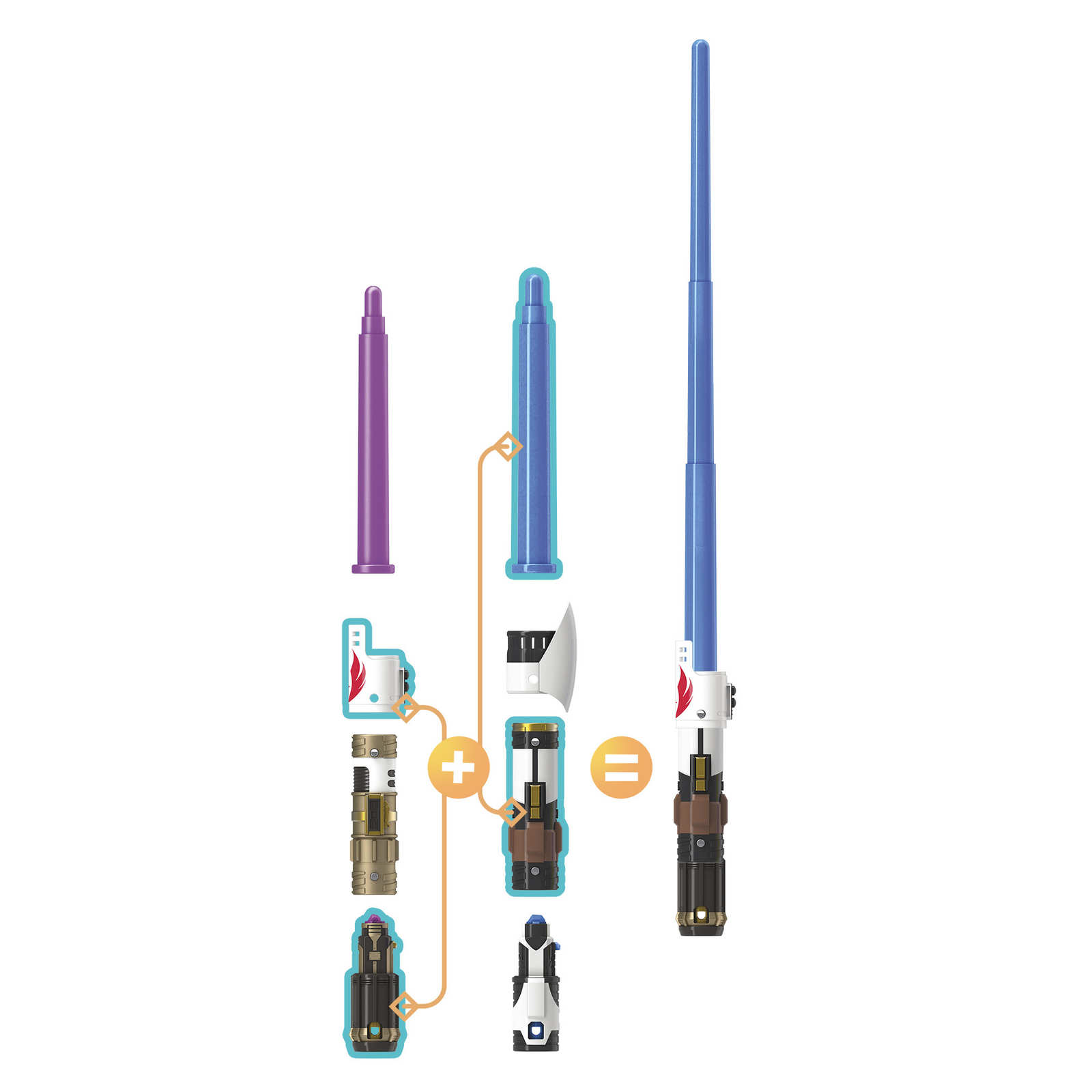 Игрушка Star Wars Меч базовый Звездные войны Кузня Мейс Винду F11645L0 - фото 6