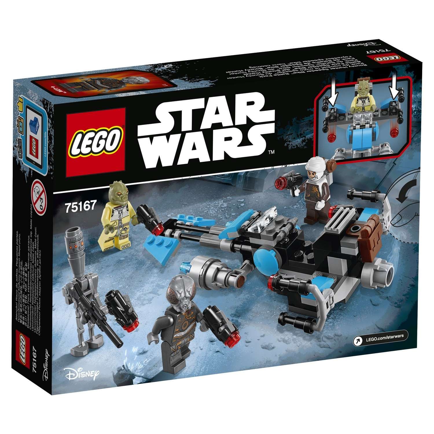 Конструктор LEGO Star Wars Спидер охотников за головами блочный - фото 3