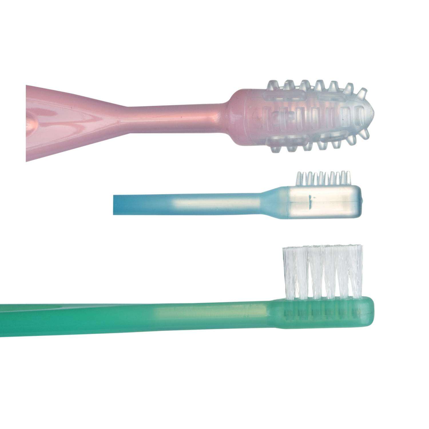 Набор зубных щеток Canpol Babies 3шт в ассортименте 2/421 - фото 2