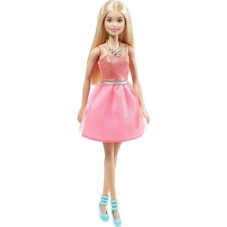 Кукла Barbie Сияние моды в коралловом платье DRN76