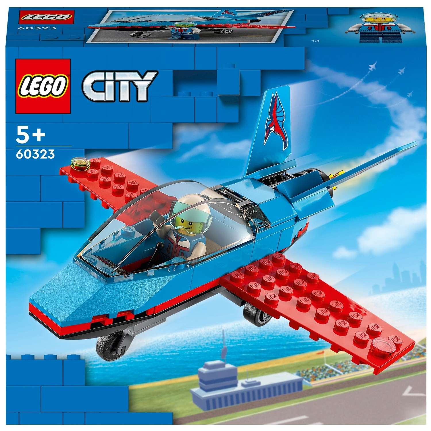Конструктор LEGO City Stunt plane Трюковый самолёт - фото 6