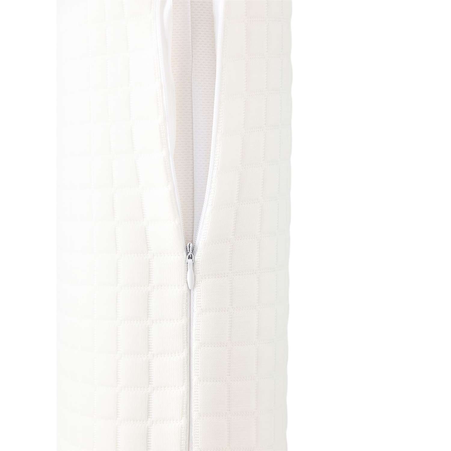 Подушка ортопедическая DeNASTIA Memory Foam с охлаждающим эффектом 64x42x13 см белый - фото 4