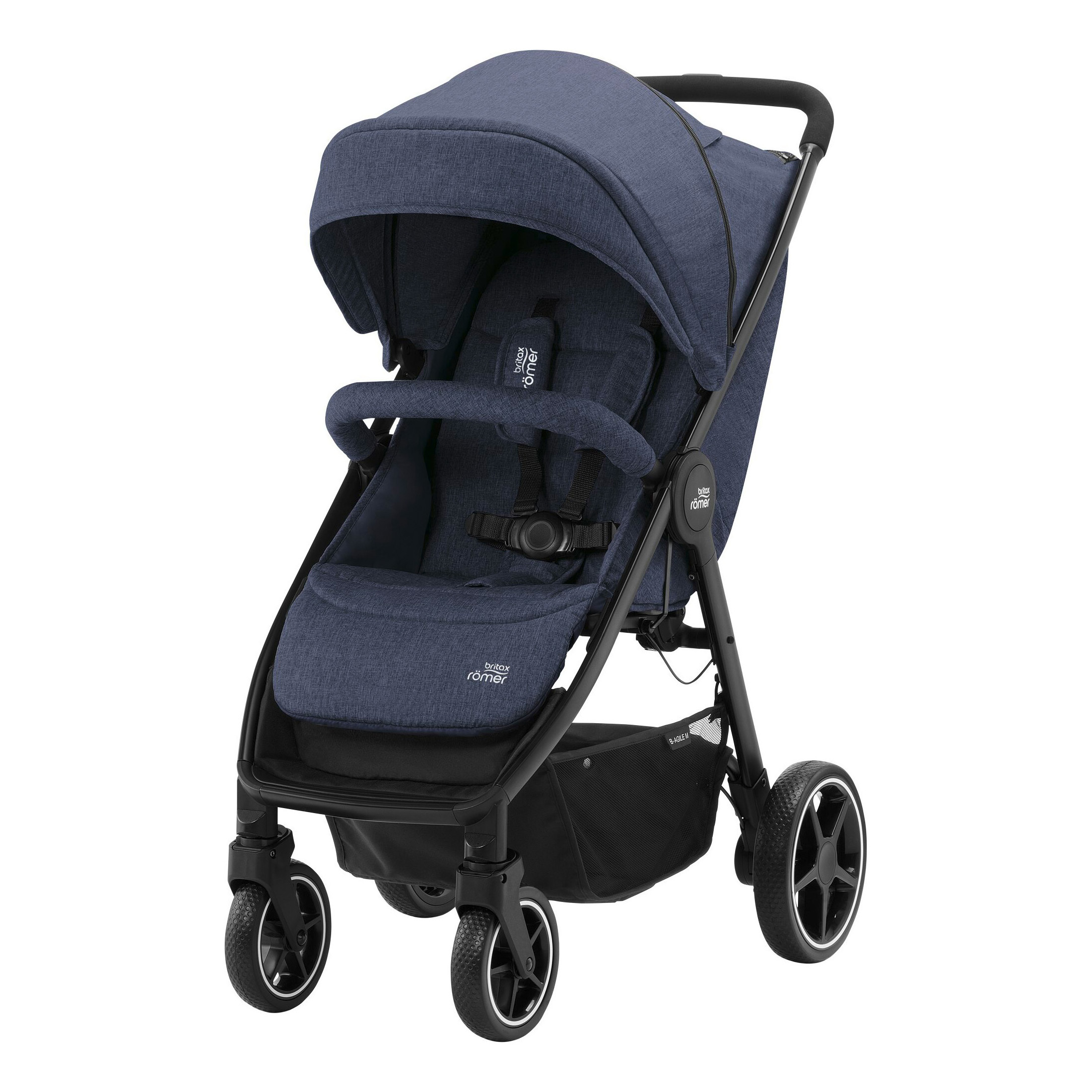 Коляска Britax Roemer B-Agile M Navy Inc - фото 1