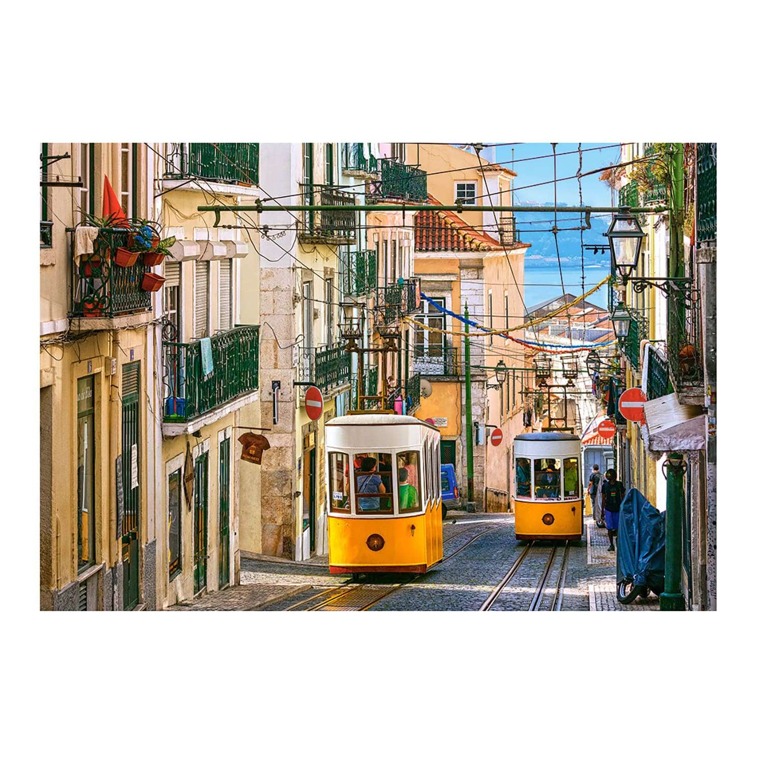 Пазл 1000 деталей Castorland Лиссабонские трамваи Португалия - фото 2