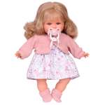Кукла озвученная Antonio Juan Реборн Марисела в розовом 30 см плачет мягконабивная