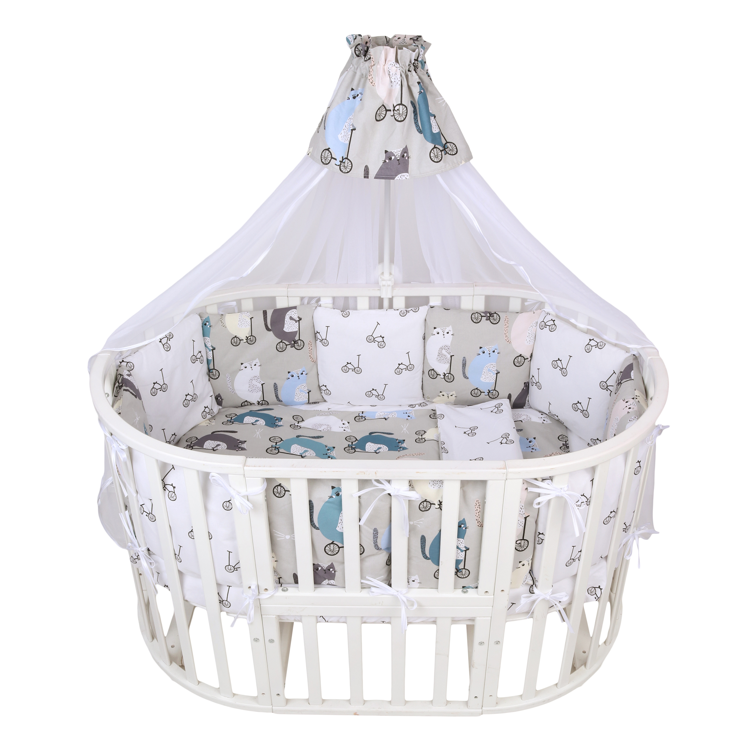 Комплект постельного белья Amarobaby Велосипедисты 4предмета AMARO-3015-Ve - фото 8