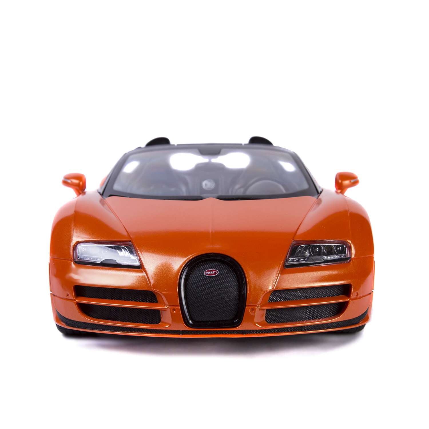 Машинка р/у Rastar Bugatti GS Vitesse 1:14 оранжевая - фото 4
