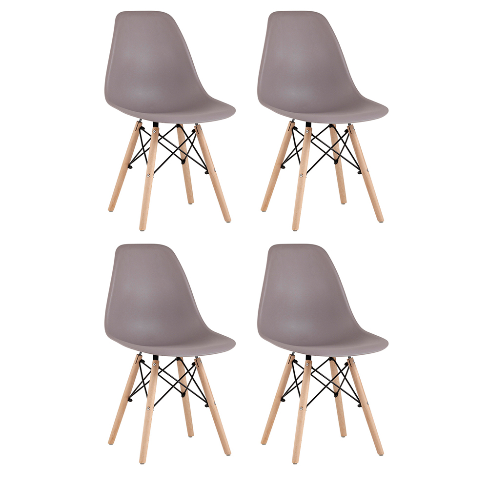 Комплект стульев Stool Group DSW Style серый - фото 3