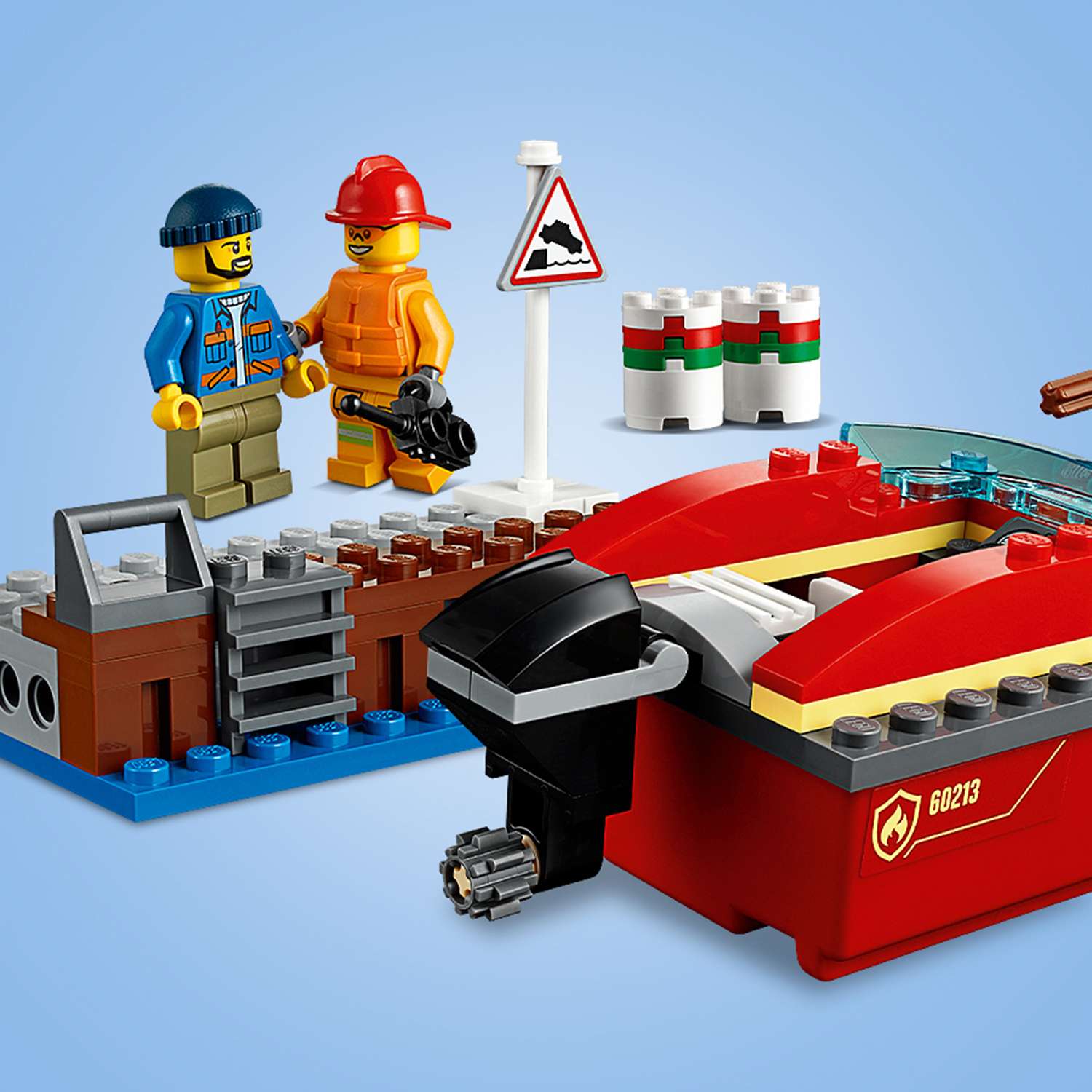 Конструктор LEGO City Fire Пожар в порту 60213 - фото 10