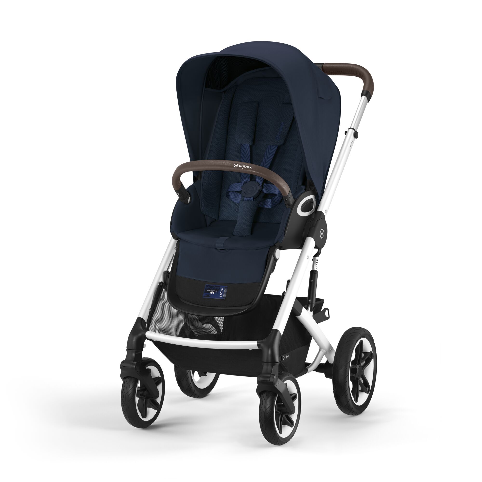 Коляская детская Cybex Talos S Lux SLV Ocean Blue с дождевиком - фото 2