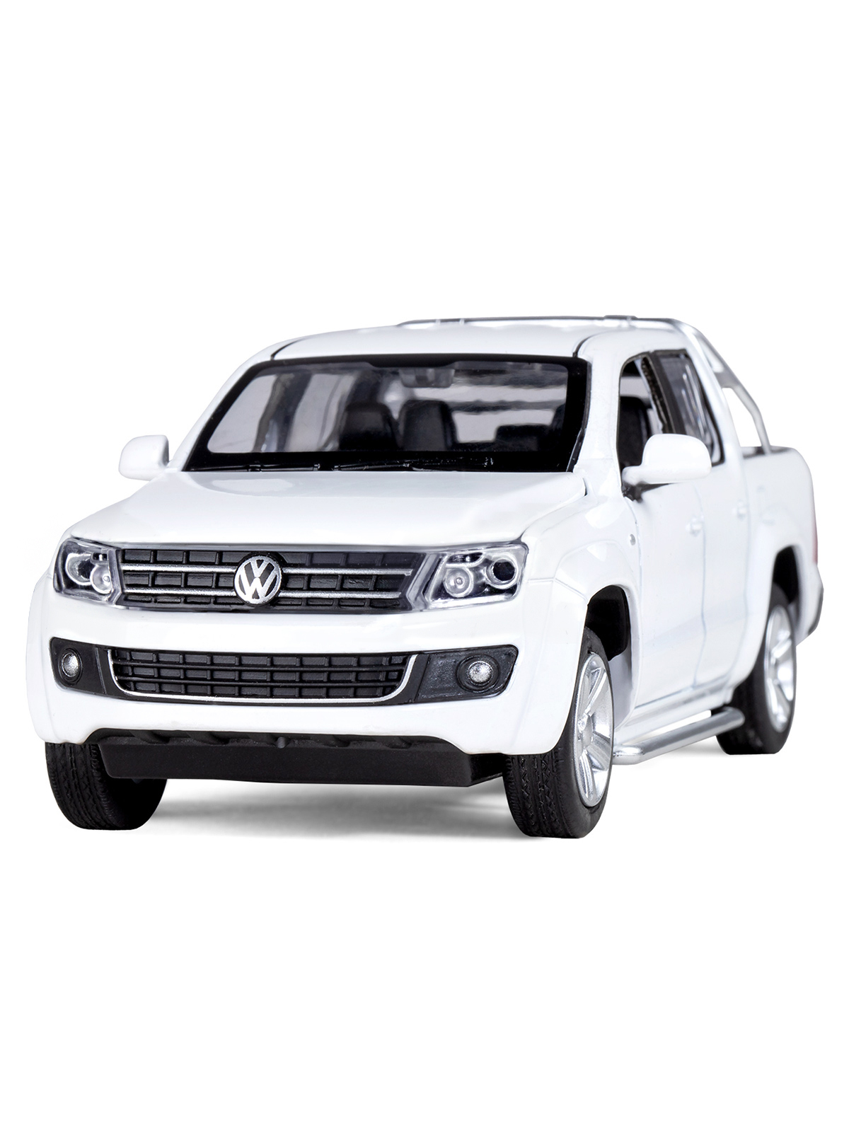 Пикап АВТОпанорама Volkswagen Amarok 1:30 белый JB1251298 - фото 10