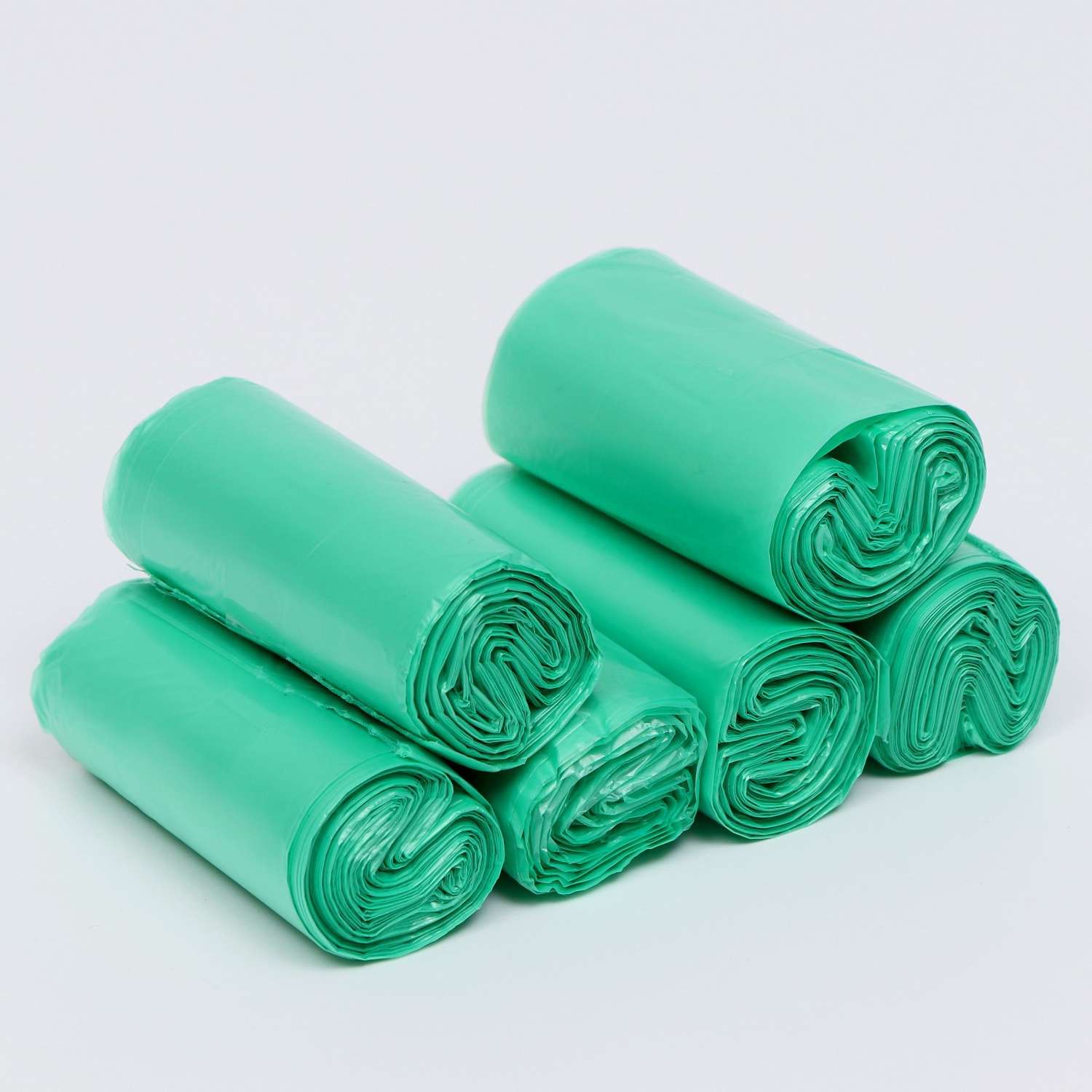 Пакеты Пижон БИО для уборки за собаками 6 х 20 шт зелёные - фото 2