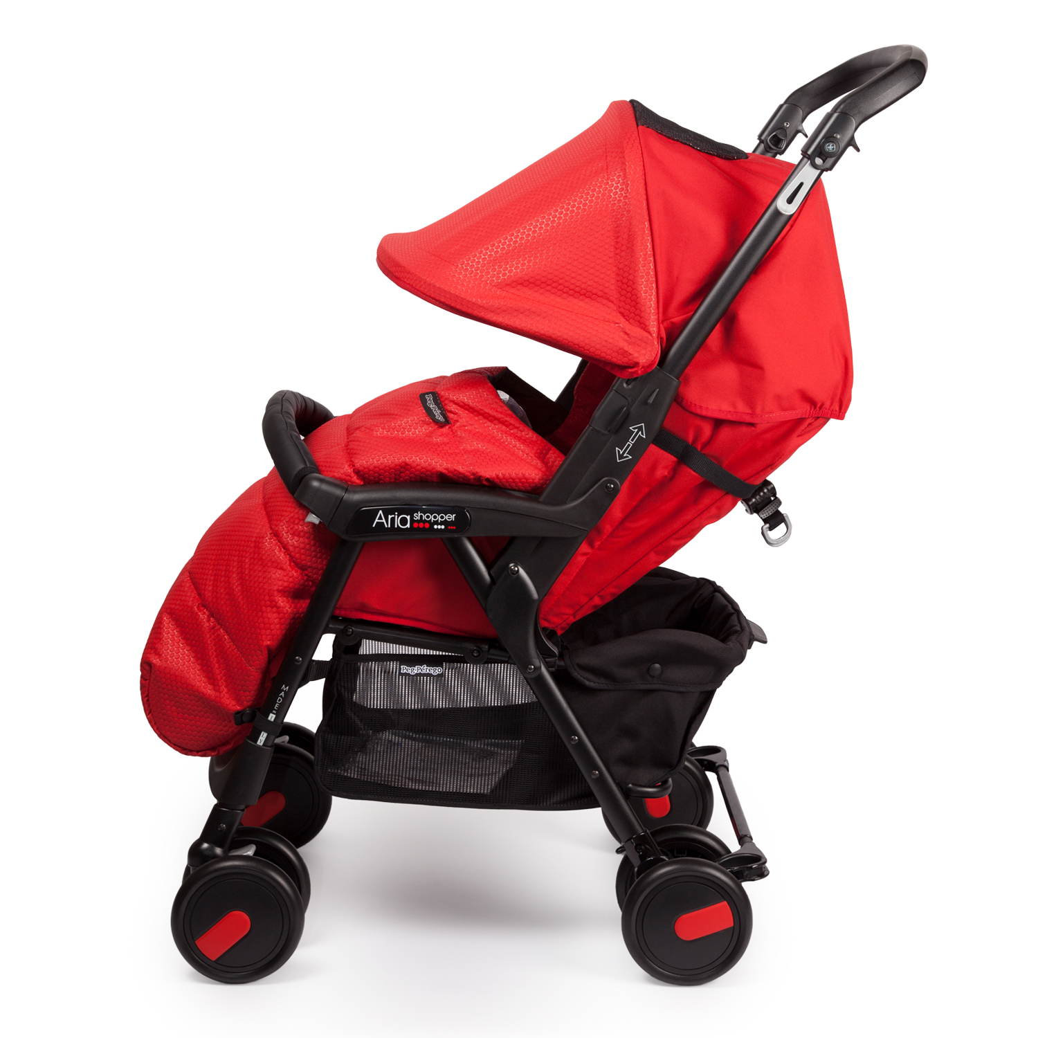 Прогулочная коляска Peg-Perego Aria Shopper Mod Red - фото 2