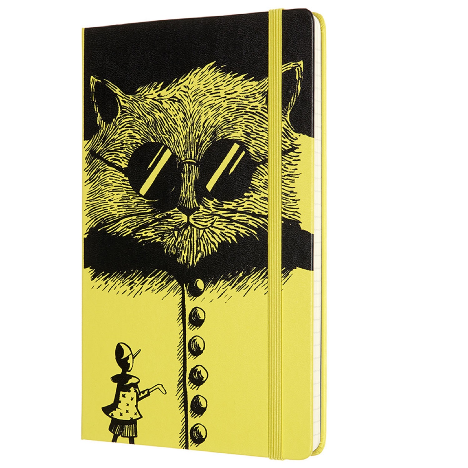 Блокнот MOLESKINE Pinocchio The Cat 13х21cм Линия Черный 1526162 - фото 2