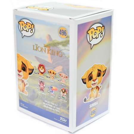 Фигурка Funko Pop vinyl Disney Король лев Simba Fun1814