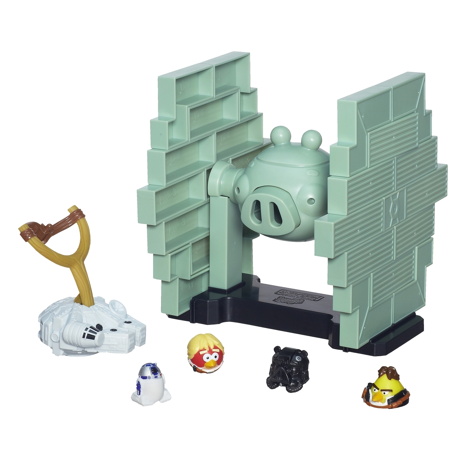 Игра Jenga Hasbro Games Angry Birds Star Wars Дженга Истребитель класса Тай - фото 3