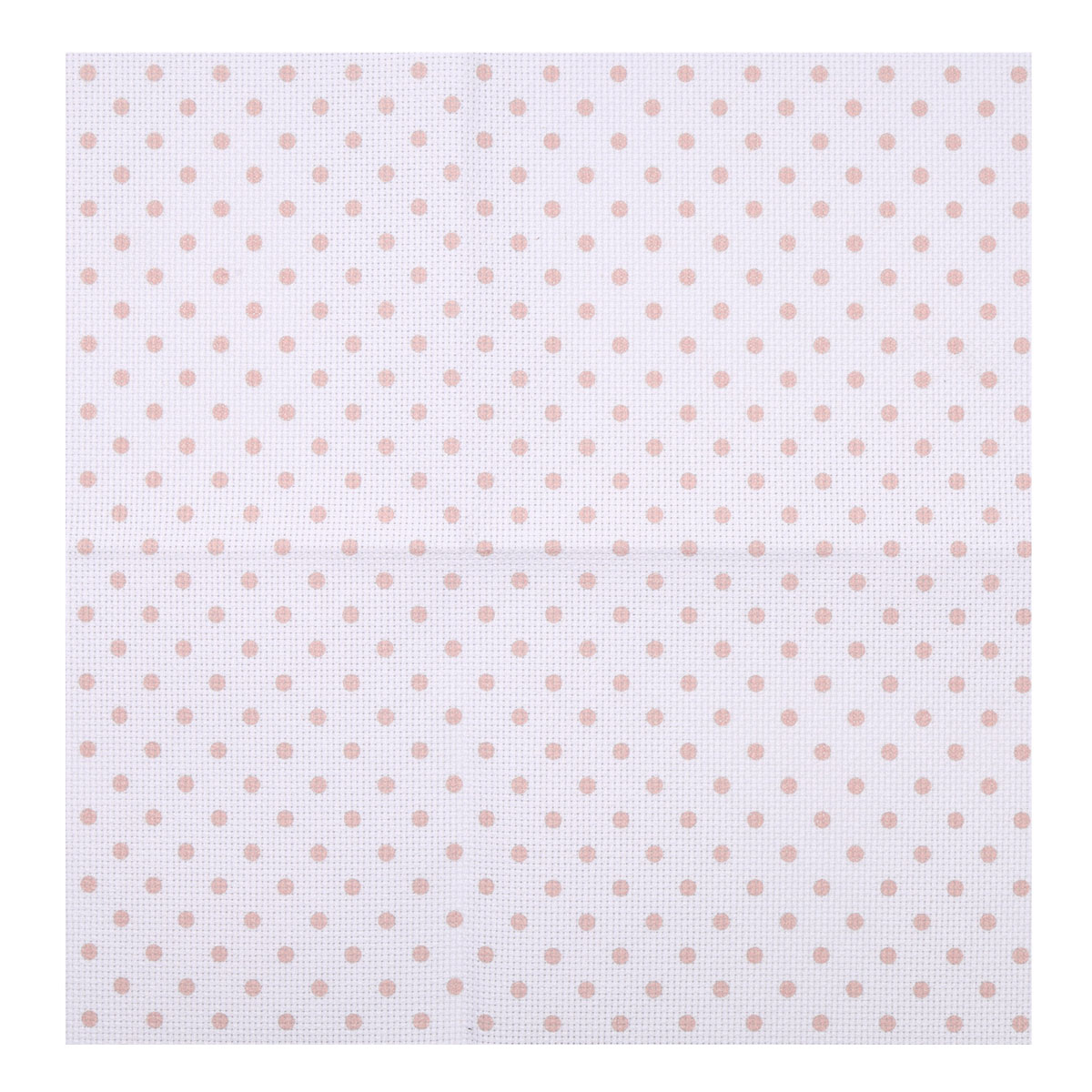 Канва Bestex для вышивания шитья и рукоделия дизайнерская 30*30 см Розовый горошек - фото 2