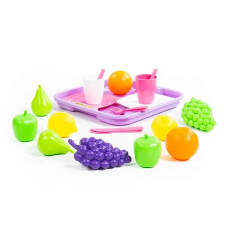 Набор продуктов Palau Toys №2 с посудой и подносом 21элемент 46970_PLS