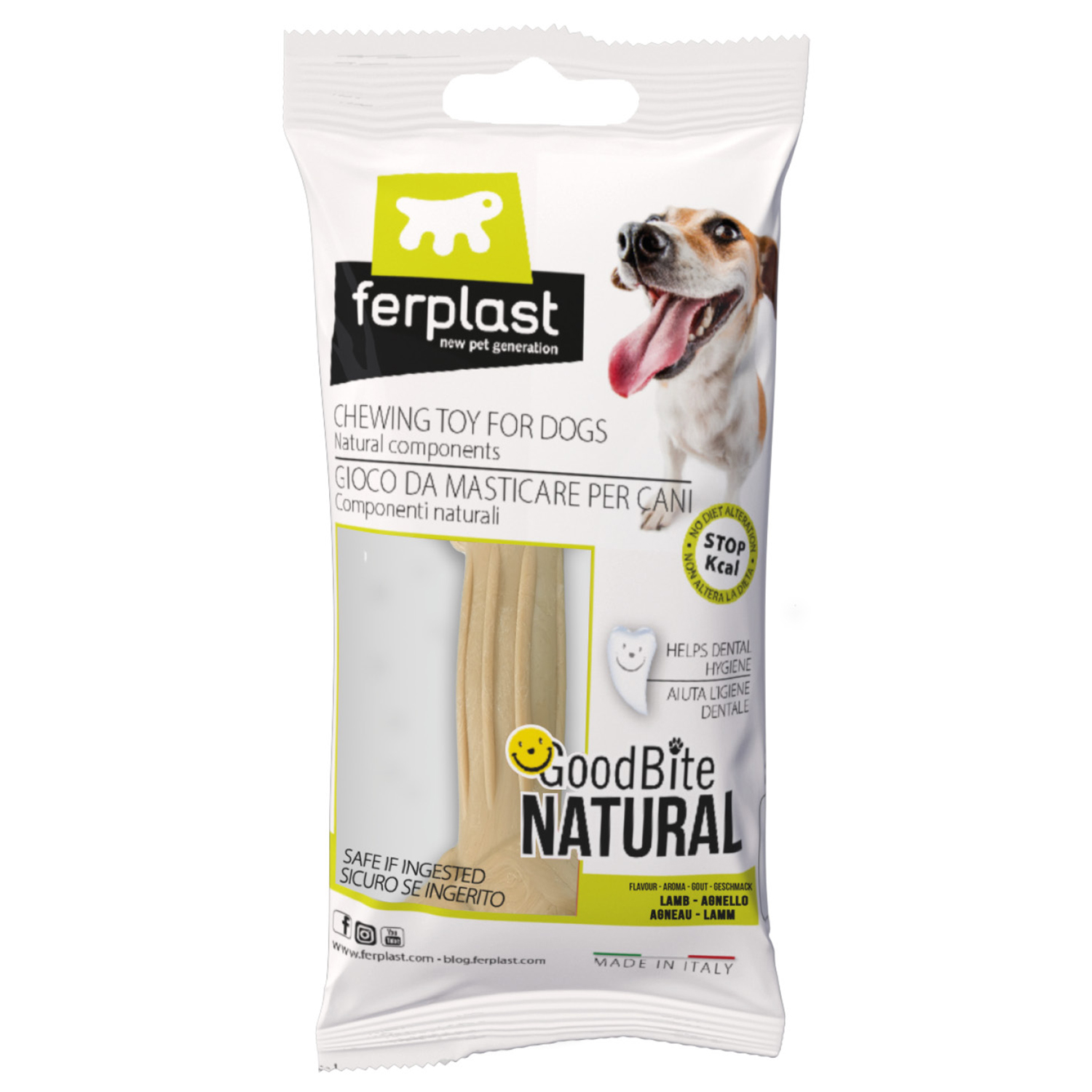 Игрушка-кость для собак Ferplast Goodbite natural bag S 88740935 - фото 2