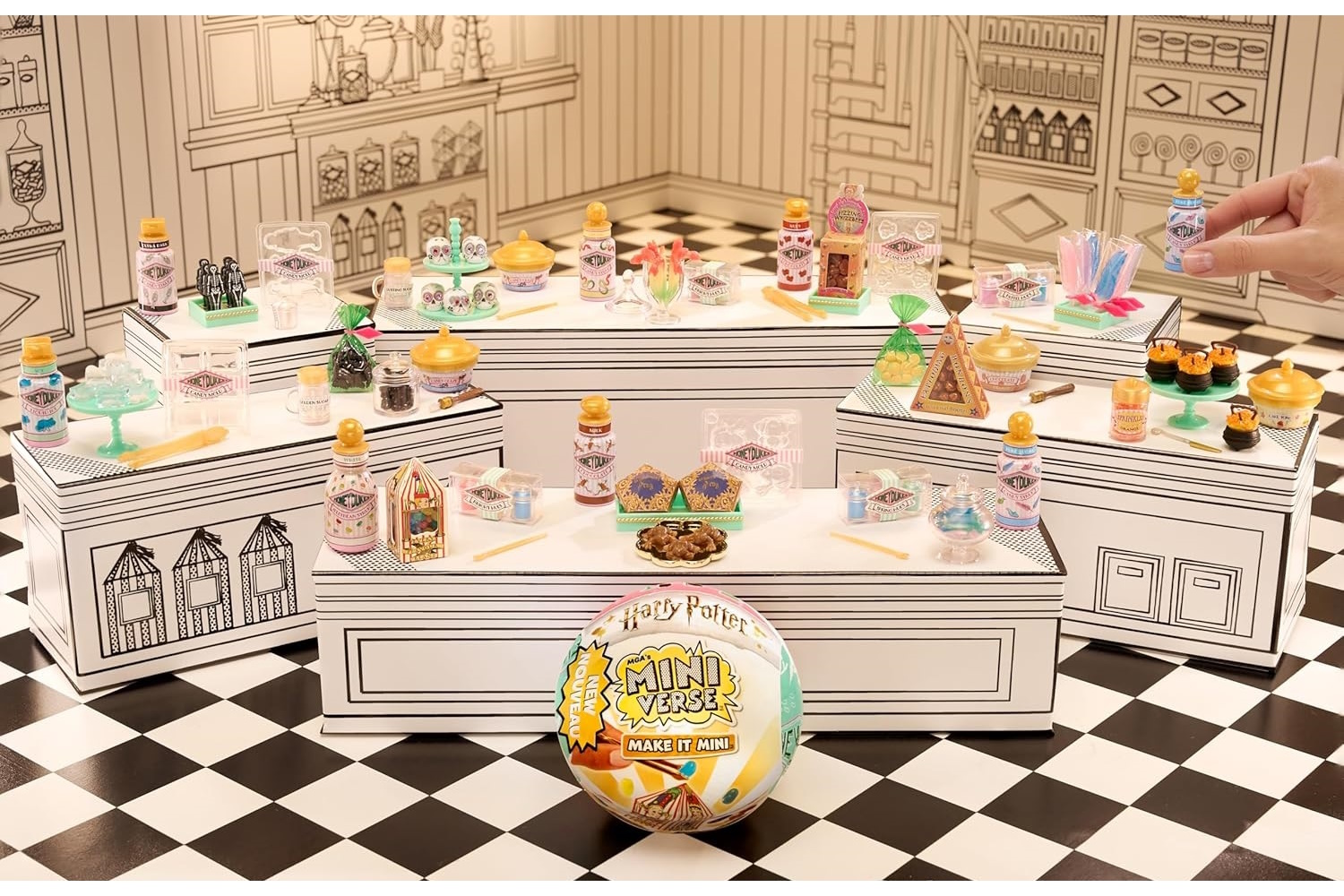 Игровой набор MGAs Miniverse Make It Mini Harry Potter Honeydukes 528302 - фото 6
